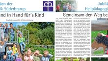 Artikel aus der Wochenschau zu den Jubiläen der Heilpädagogik Süderbrarup