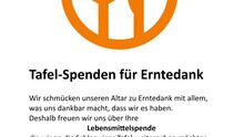 Tafel-Spenden für Erntedank