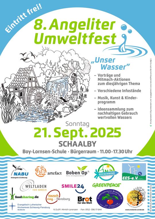 Plakat Angeliter Umweltfest 2025