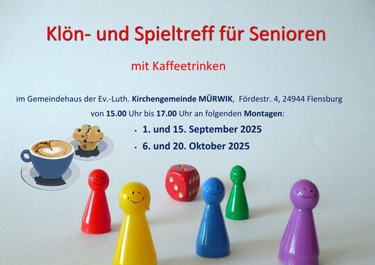 Klön- und Spieltreff Plakat