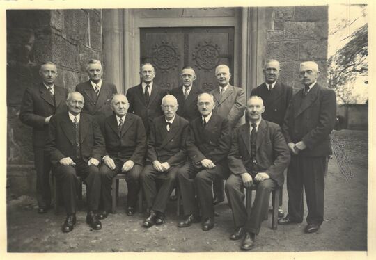 Satrup Kirche Kirchenvorstand 1949