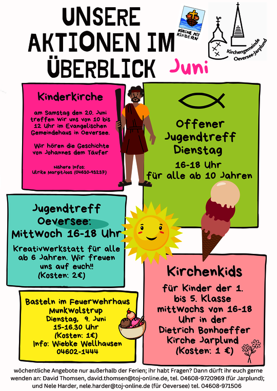 Aktionen im Überblick Juni 2026