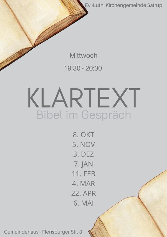 Klartext Flyer 2025 bis 2026