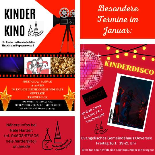 Besondere Veranstaltungen