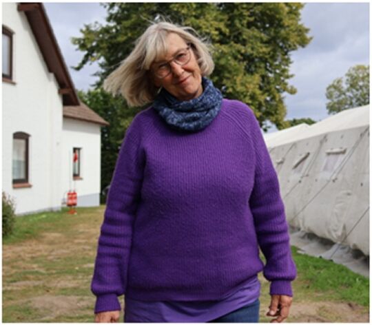 Gabi Klopfer, bei uns im Camp seit 2019