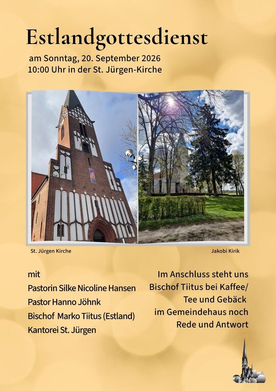 Estlandgottesdienst Plakat