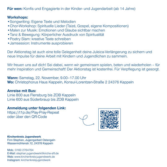 Übersicht mit Infos