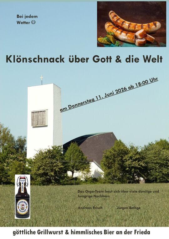 Grillen in der Gemeinde