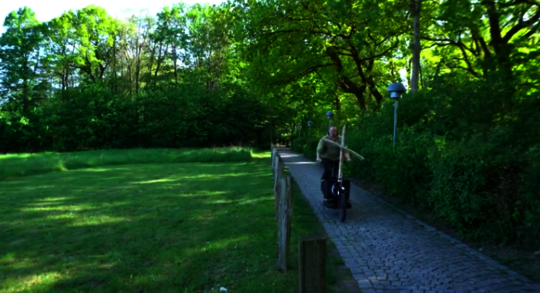 Pastor Hansen auf dem Lasten-Eike