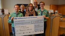 Große Spende für die Gemeindepfadfinder