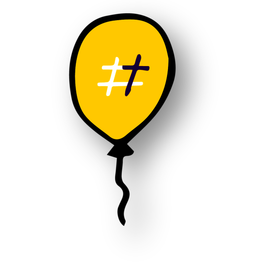 Jugend macht kirche iconset ballon gelb