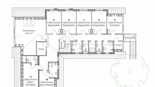 Grundriss Rosenhaus DG