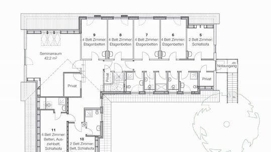 Grundriss Rosenhaus DG