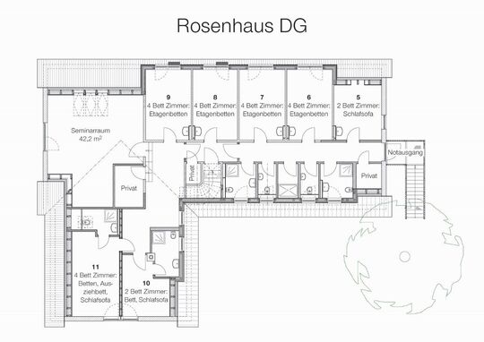 Grundriss Rosenhaus DG