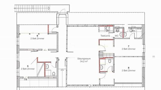 Grundriss Altes Pastorat DG