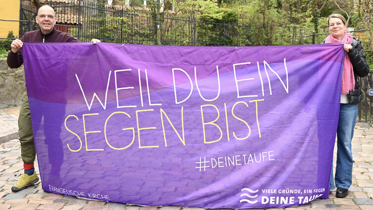 Stadtpastor Johannes Ahrens und Diakoniepastorin Birgit Lunde