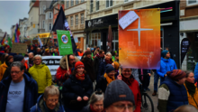 "Wir fahren zusammen": Klimastreik in Flensburg 