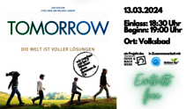 Filmabend: Tomorrow - die Welt ist voller Lösungen