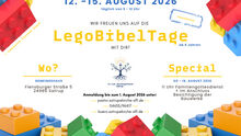 LegoBibelTage - vom 12.-15. August im Gemeindehaus Satrup