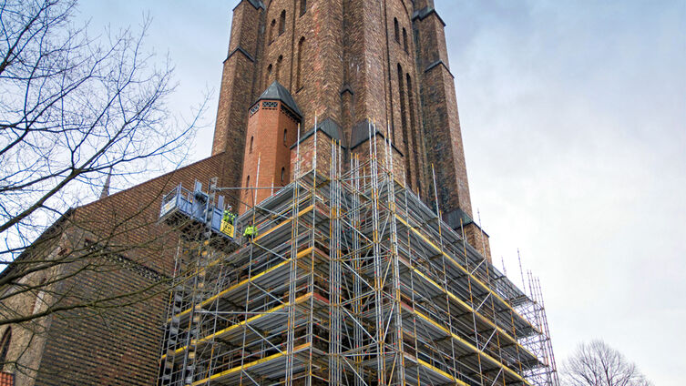 Domturm Geruest Foto Nordkirche J Rademacher