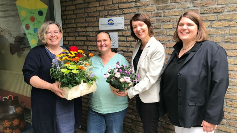 Von links nach rechts: Frauke Walter, Astrid Kindel, Katja Bär, Indra Urban