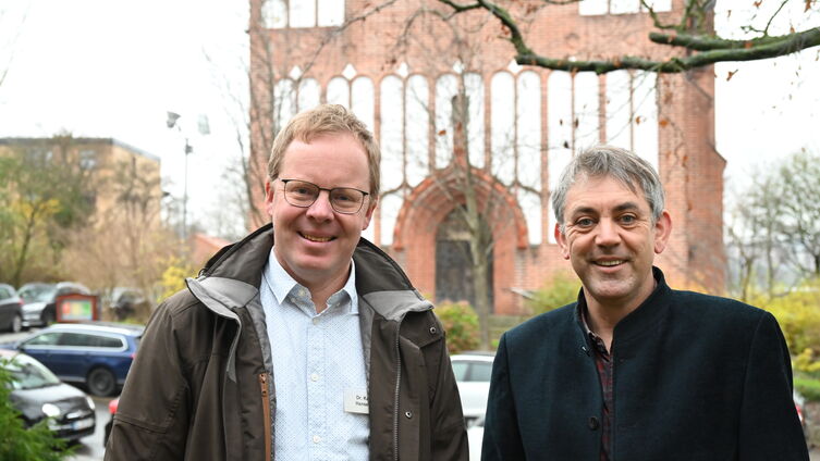 pröpstliche Vertreter: Pastor Dr. Kai Hansen (li.) und Pastor Dr. Marcus Friedrich