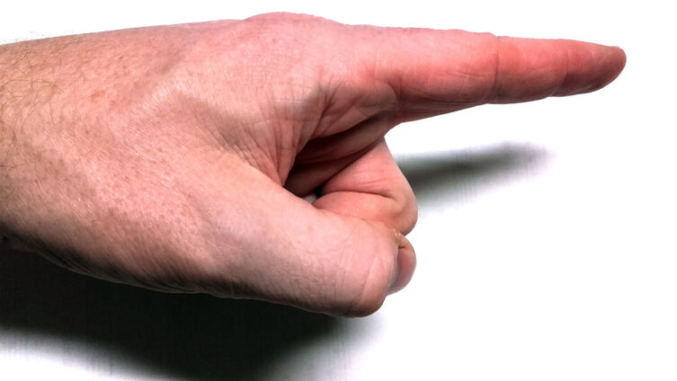Symbolfoto Fingerzeig Foto Kai Hansen
